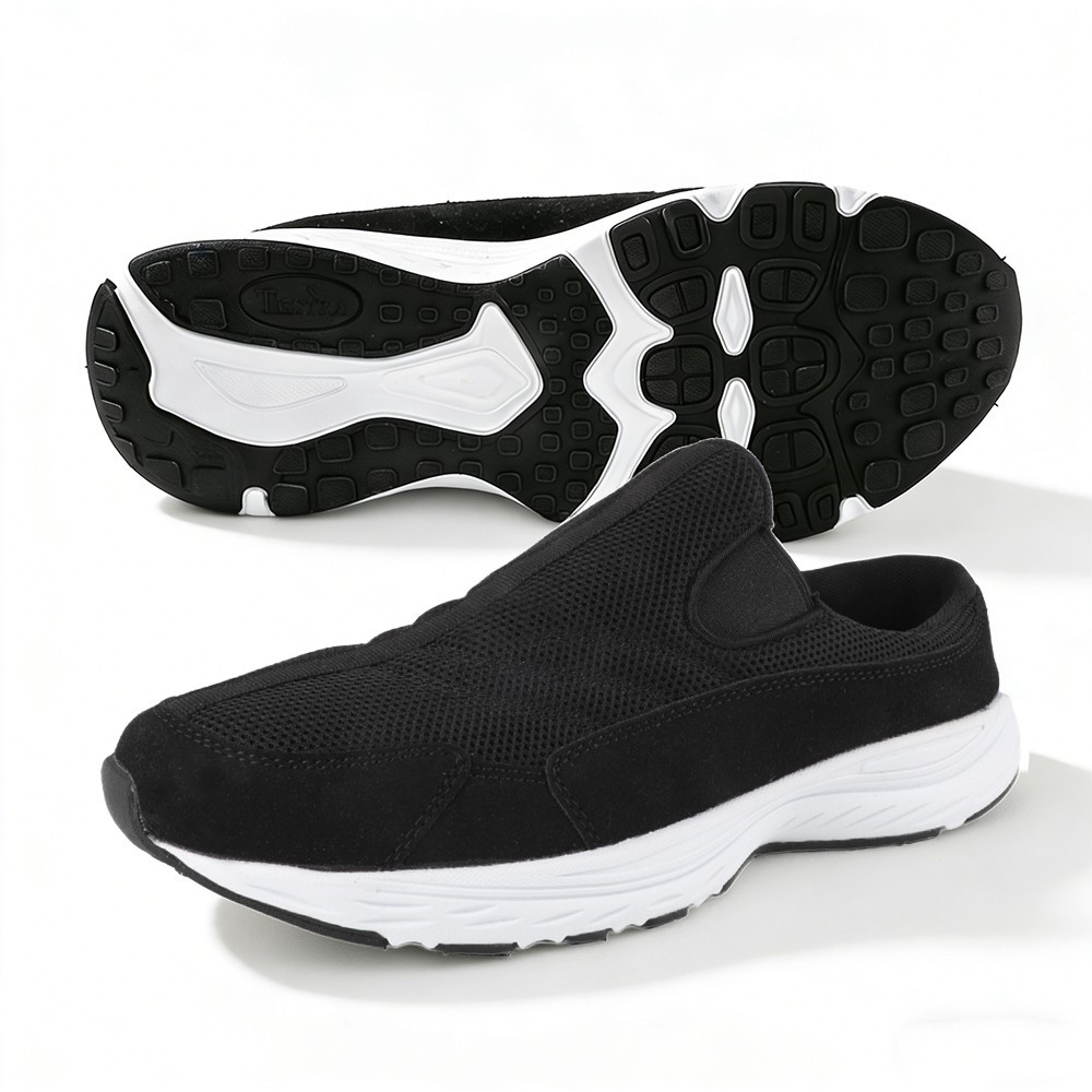 Tiestra Slip On Mule Shoes Comfortable Mesh Walking Sneaker Casual Clogs Shoes