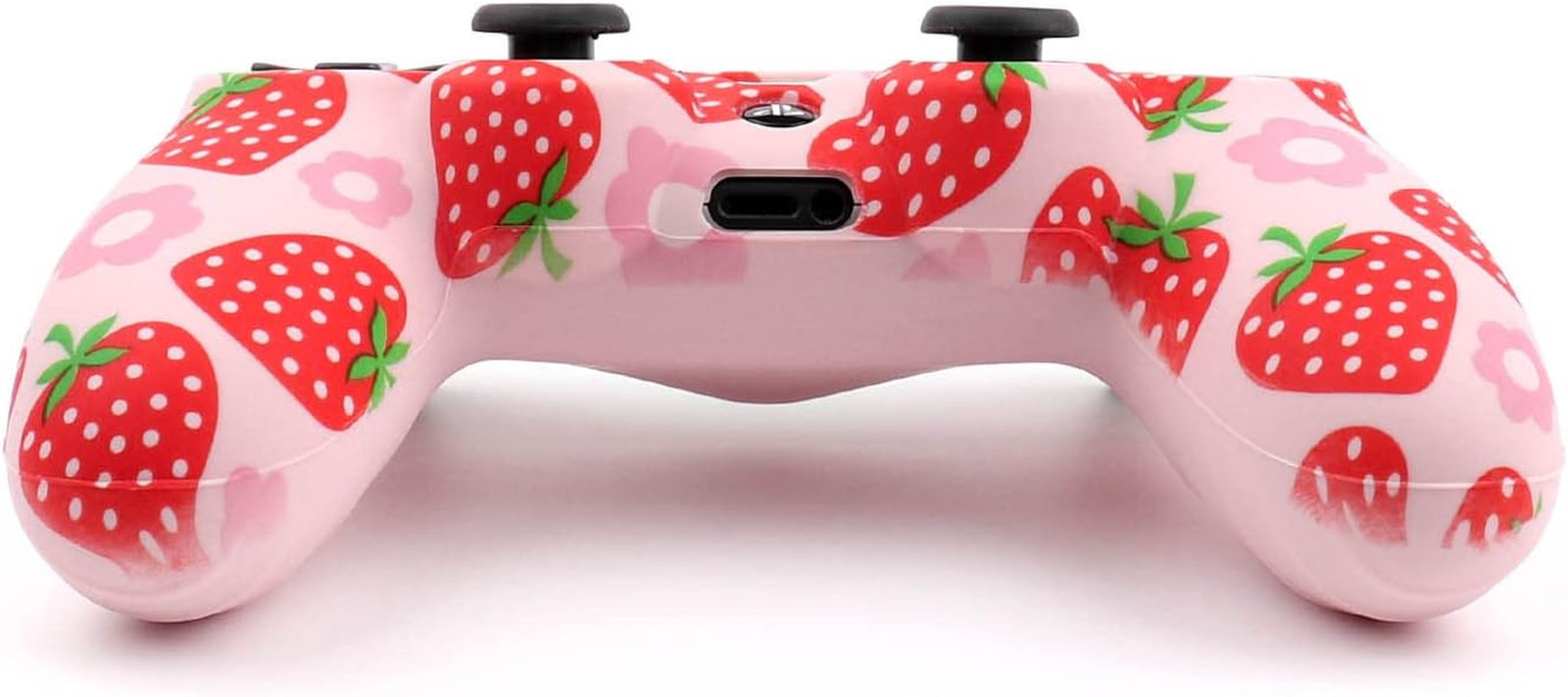 RALAN Pink Controller Skins for Ps4,Fruit Silicone Controller Cover Skin Protect