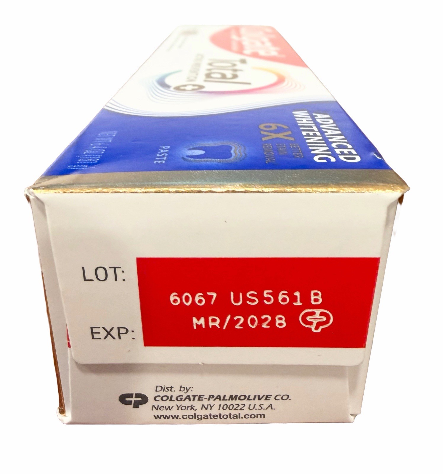 Colgate Total Active Prevention Advanced Whitening Toothpaste 6.4oz