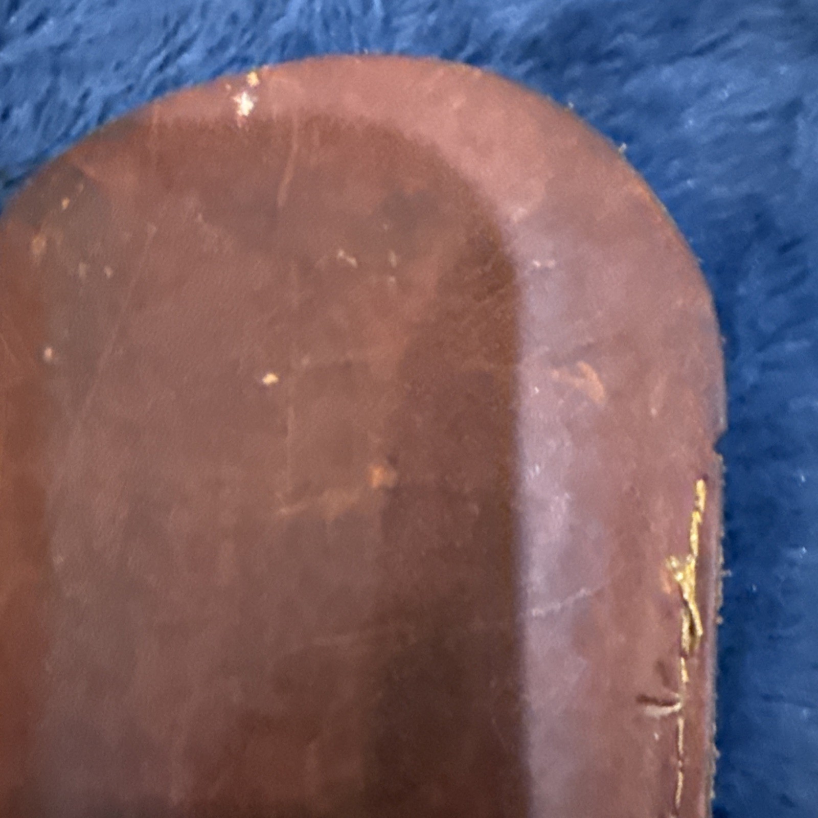 Vintage Boy Scouts of America Sharpening Stone With Leather Case Hone For Knife