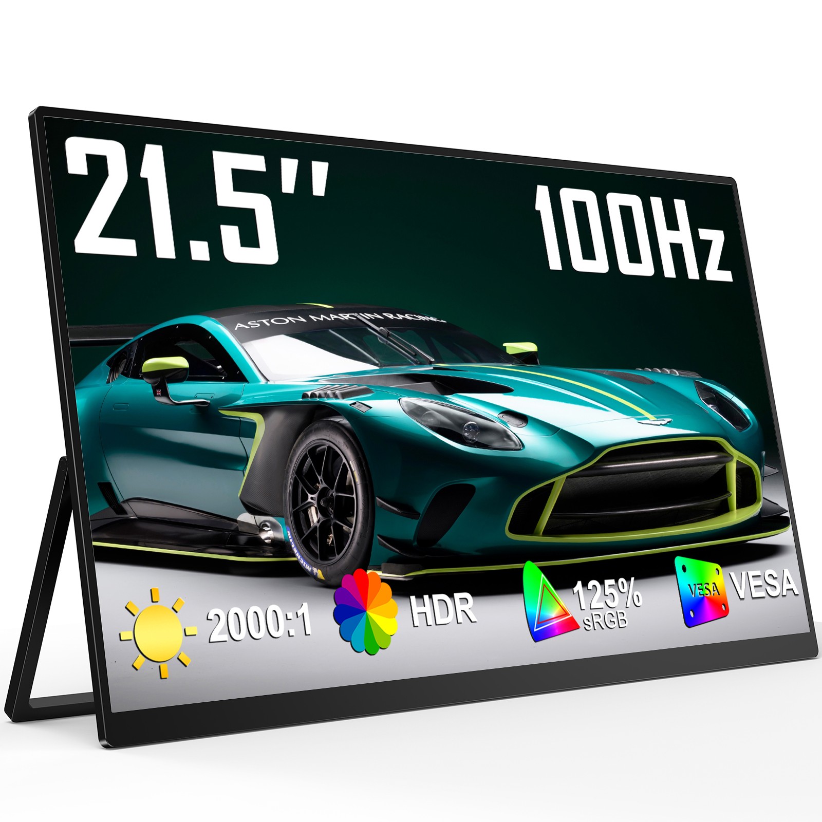 UPERFECT 21.5" Portable Monitor 100Hz Gaming Screen USB C HDMI For PS 4/5 FHD