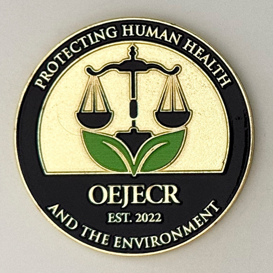 EPA OEJECR Environmental Justice Challenge Coin 2#15
