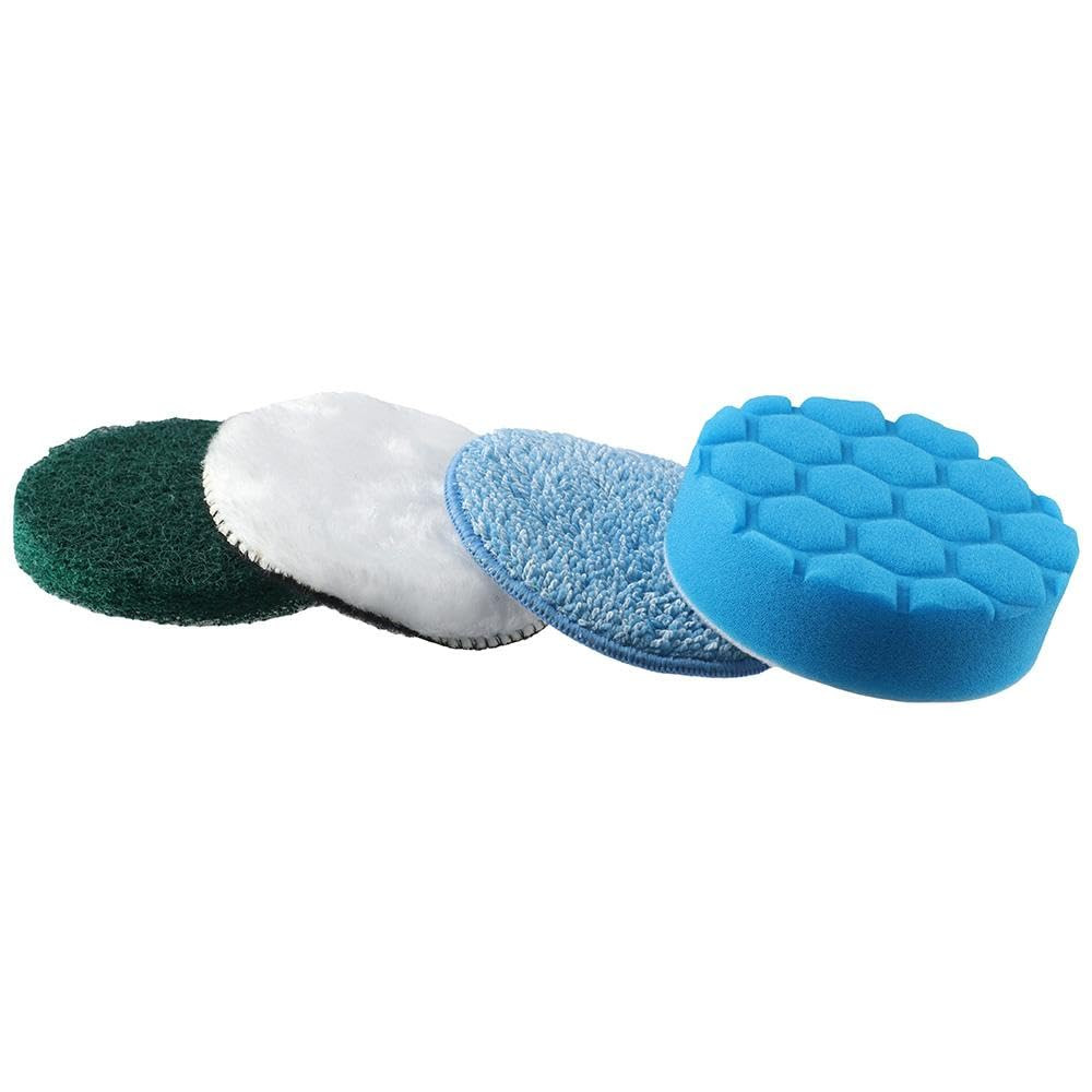 4 PCS Replacement Brush Head for Electric Spin Scrubber Cordless Cleaning Bru...