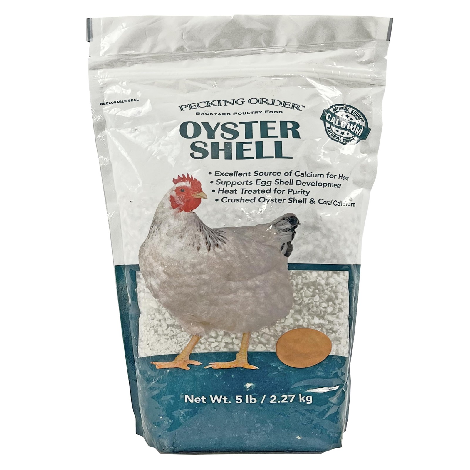 Calcium Supplement for Strong Eggshells in Laying Hens - 5 LB Size