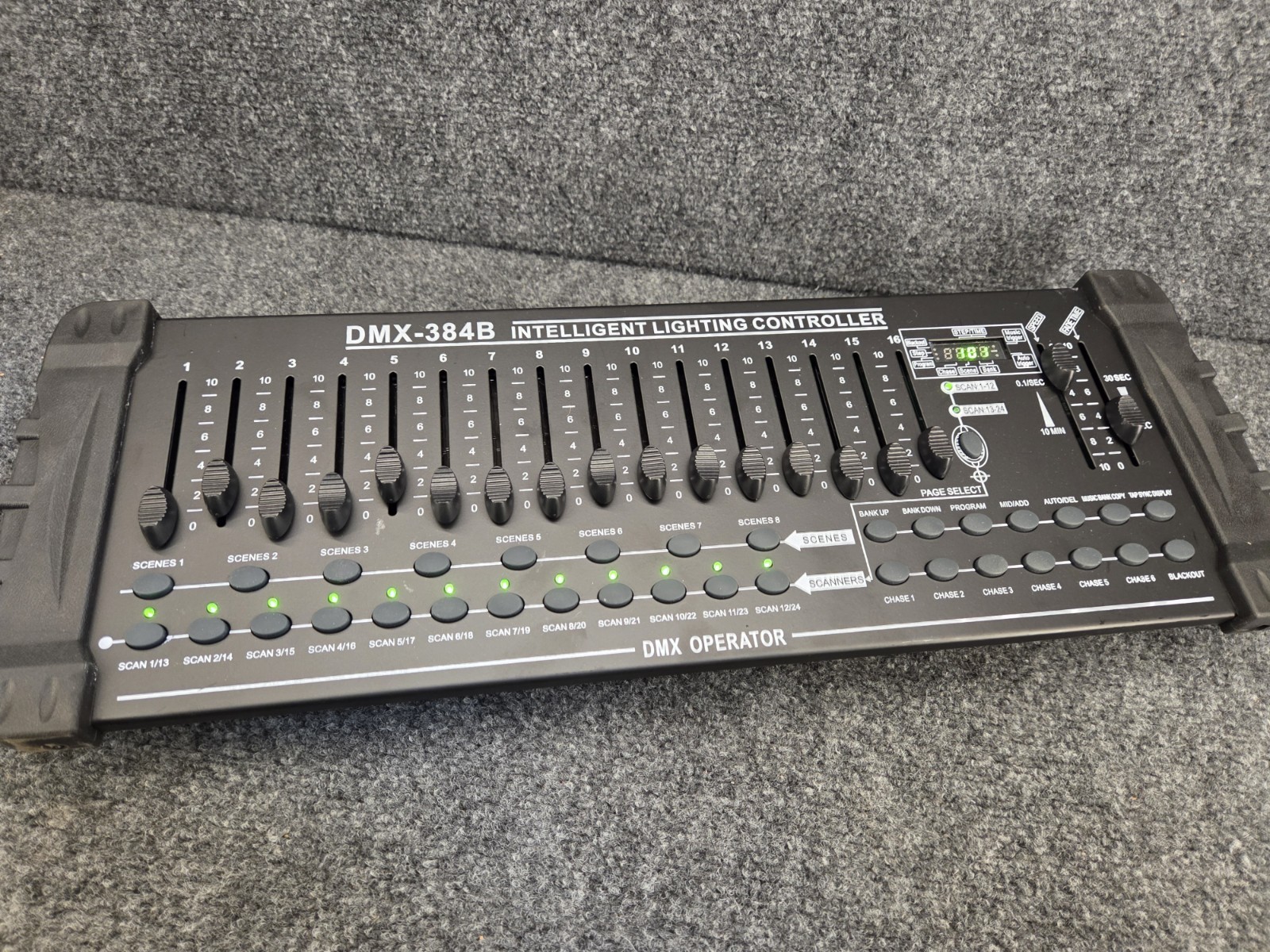 DMX 384B Channels Operator Console Controller For Stage Lighting DJ Club