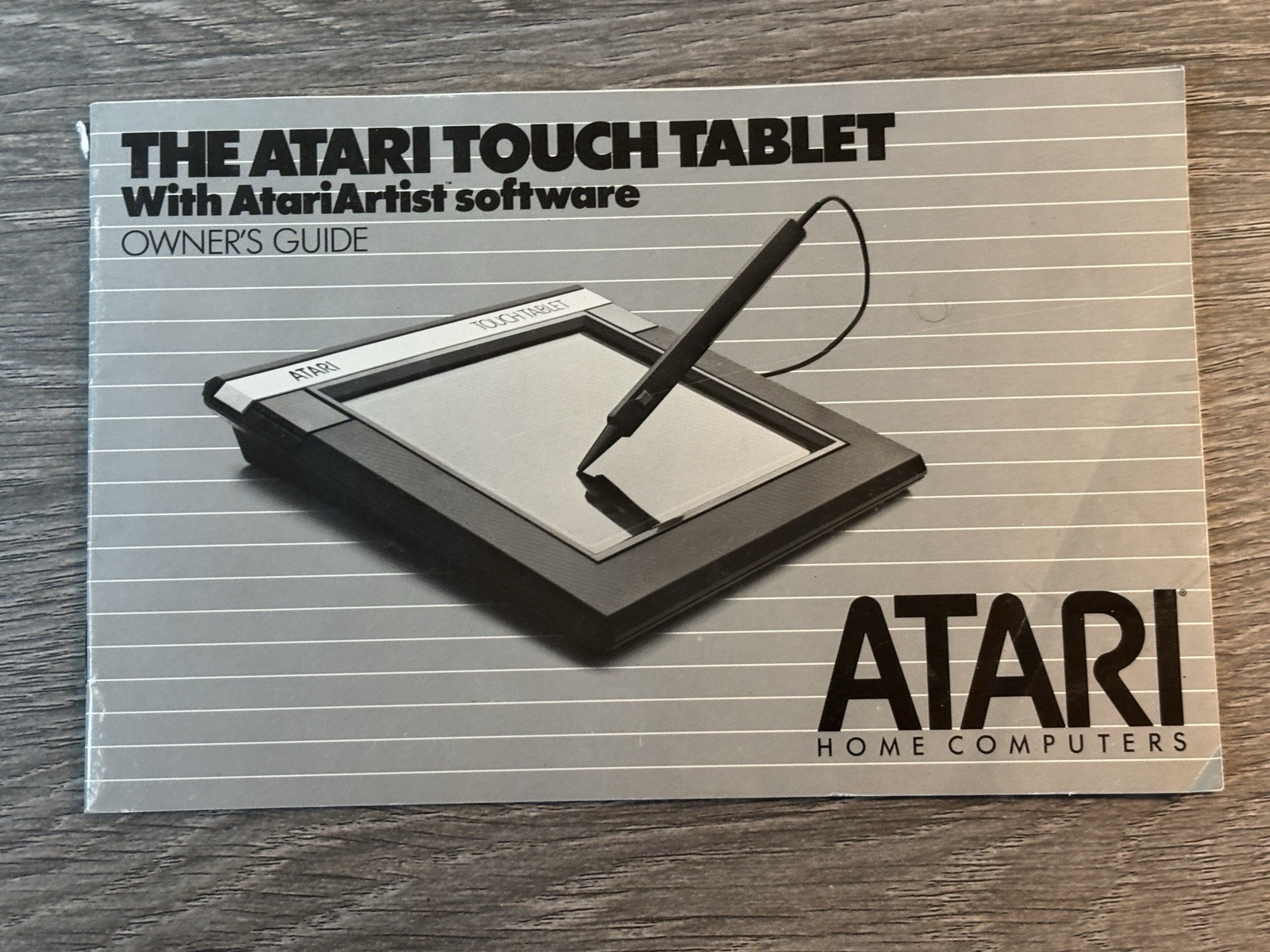 Untested Atari Touch Tablet Computer CX77 Missing Atari Artist software.