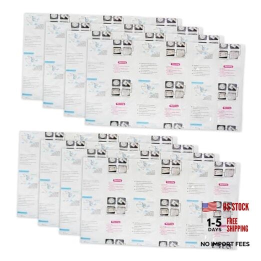 Dry Ice Packs for Shipping Long Lasting (8 Sheets, 12 Sheets, 12 Cell/Sheet)