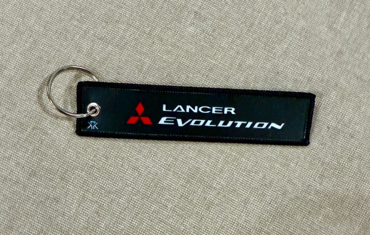Mitsubish Lancer Evolution logo Jet Tag keytag