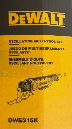 DEWALT Oscillating Multi-Tool Kit 3-Amp Variable Speed Corded DWE315K New