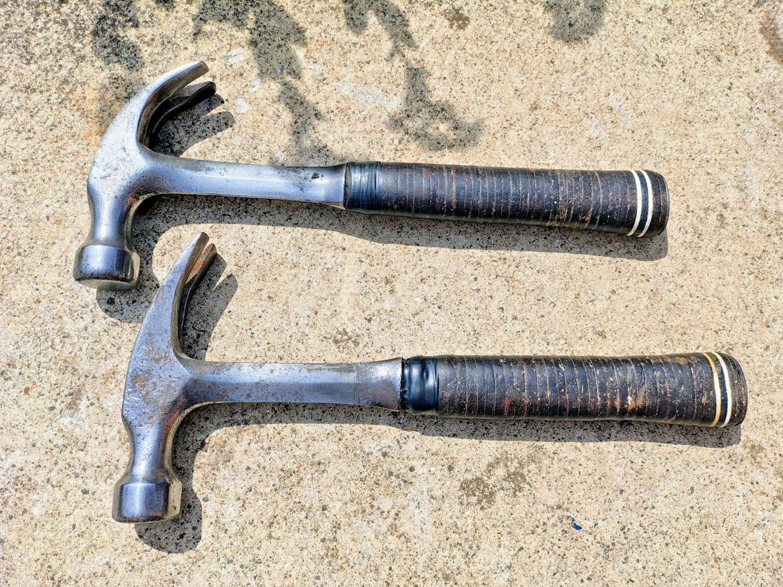 Estwing USA Framing hammer and Claw hammer , leather handle