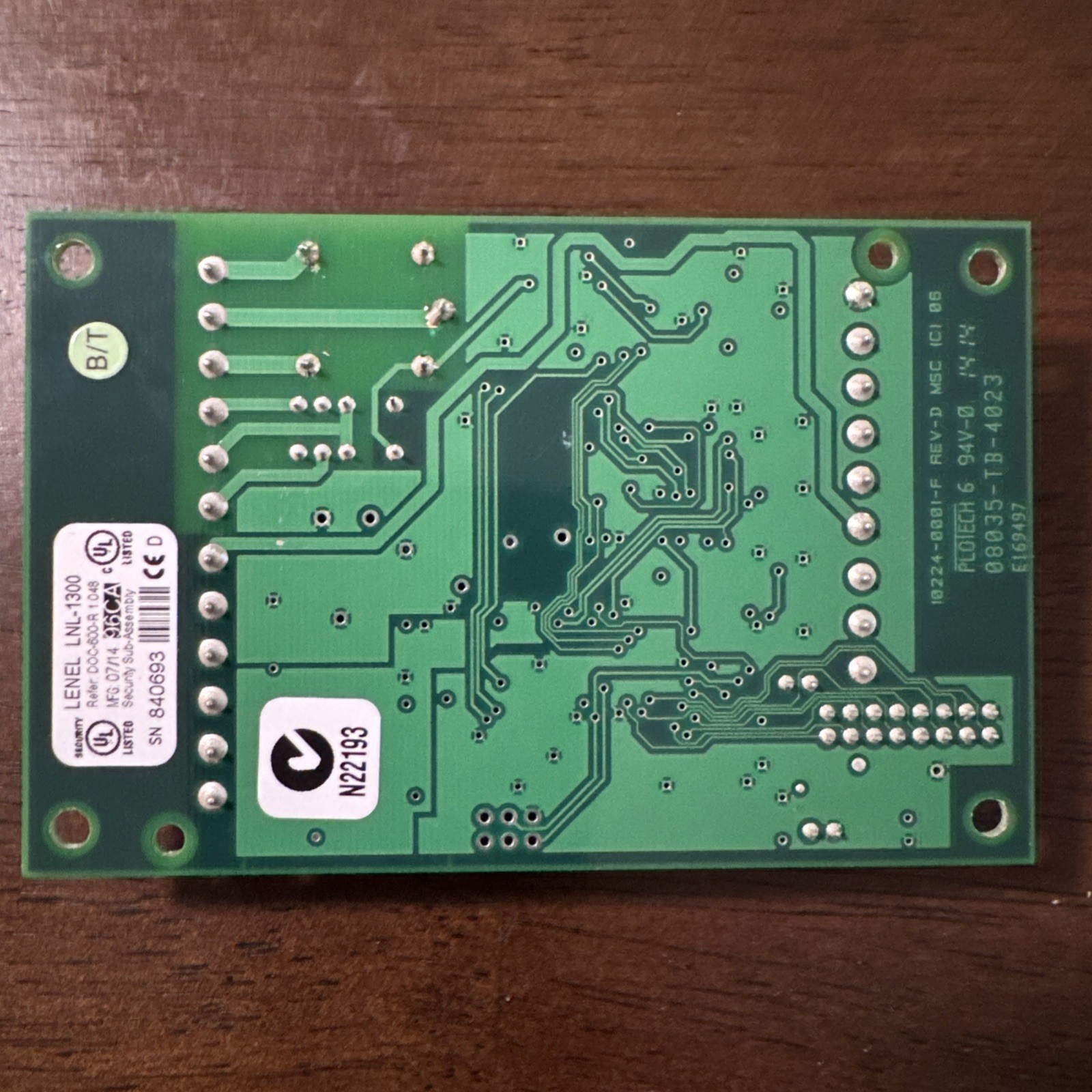 Lenel LNL-1300 Mercury MR50 Single Reader Interface Module