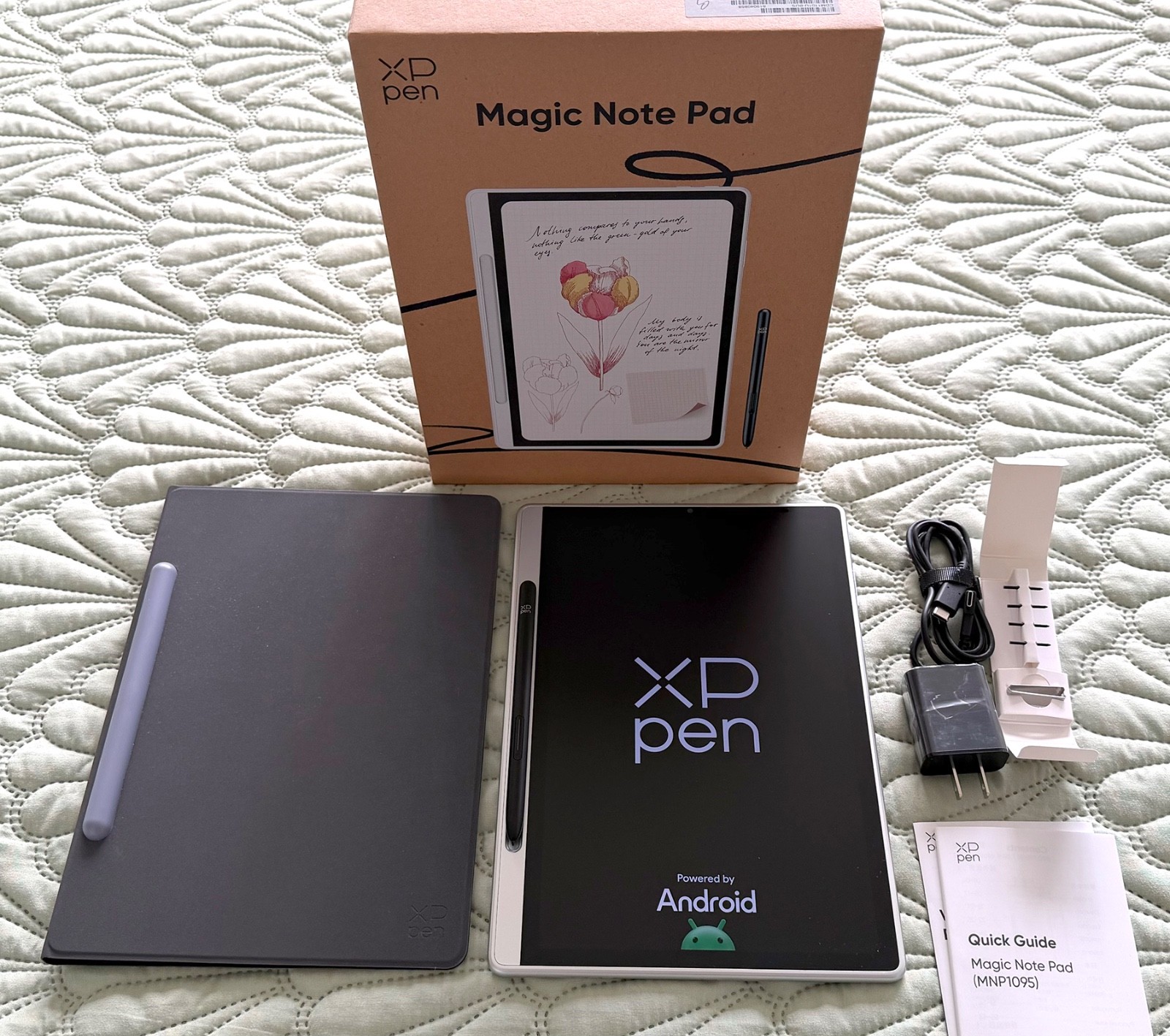 XP-Pen Android Magic Note Pad Notebook Paper Writing Tablet 10.95'', all OEM acc