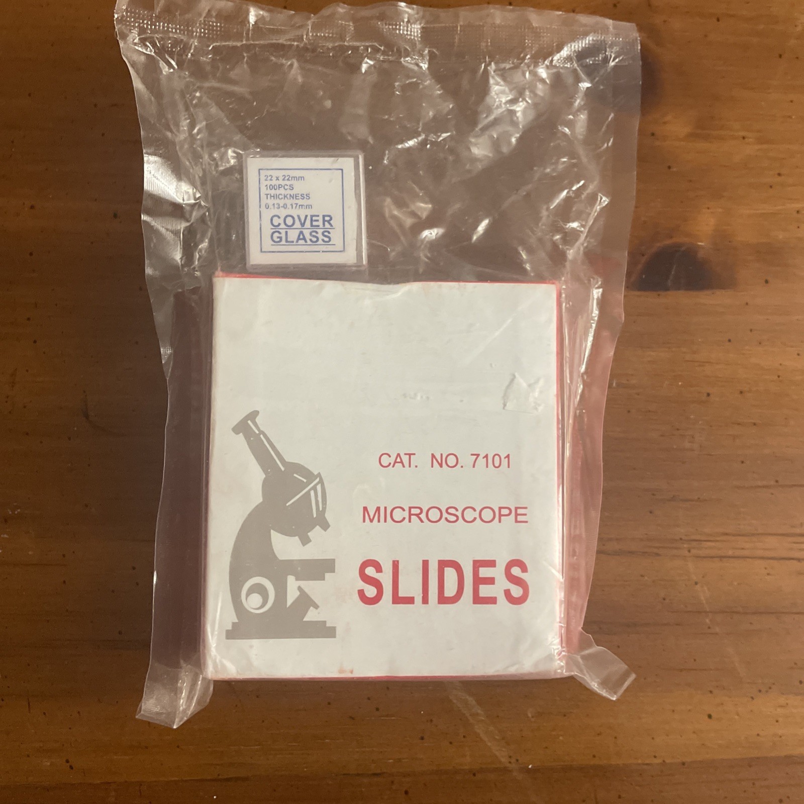 Blank Microscope Set 72 Slides 100 Cover Glass Slips 22*22 FREE S&H
