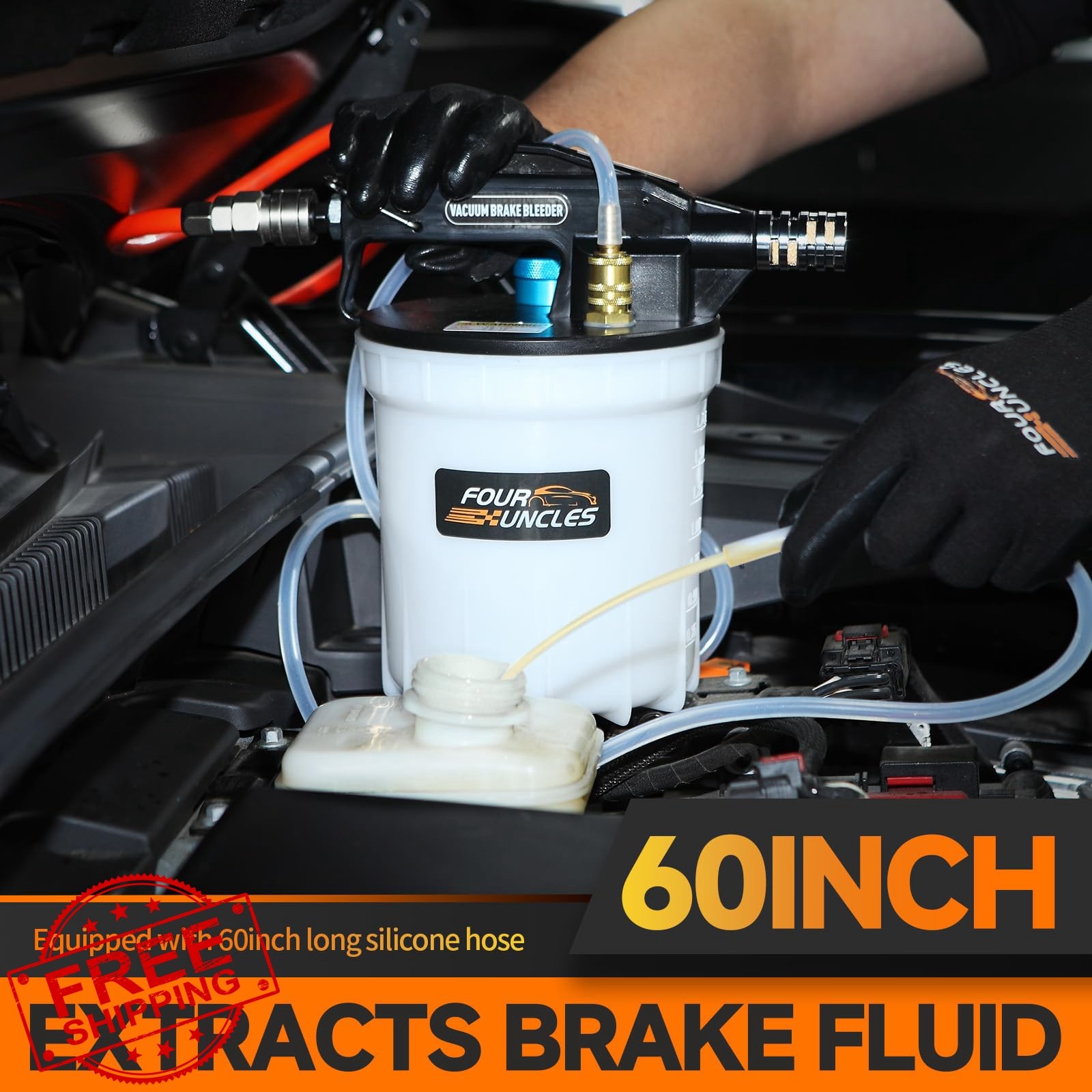 FOUR UNCLES Brake Bleeder Kit 2L Upgraded