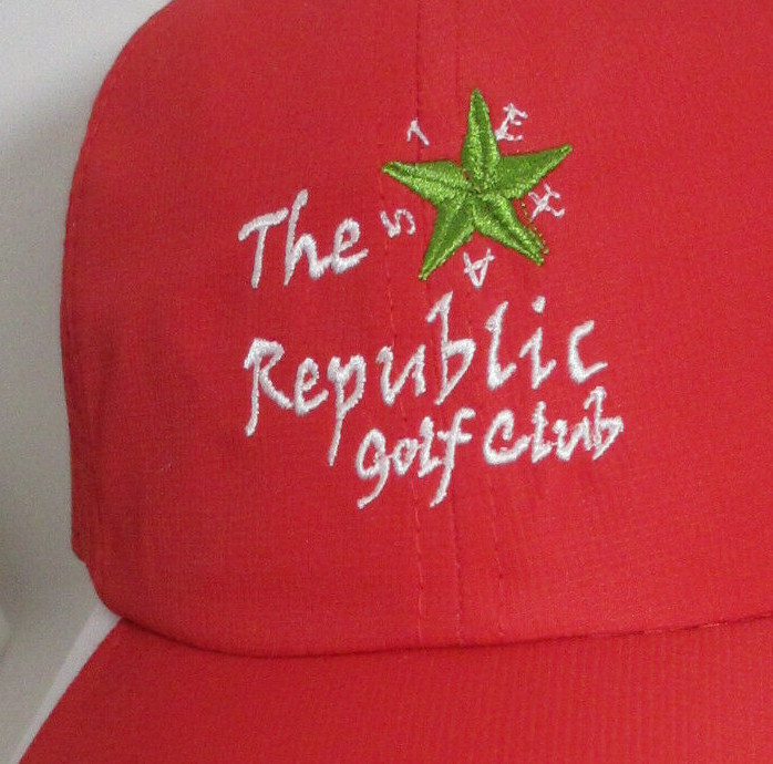 The Republic Golf Club Hat San Antonio Texas USA Embroidery Ball Cap org