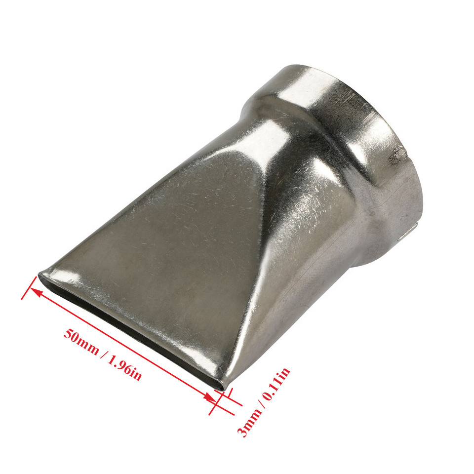 Weldy Wide slot nozzle (ø 35.5) 50x3 mm for HG 330-A 530-A B S Heat Guns Nozzle