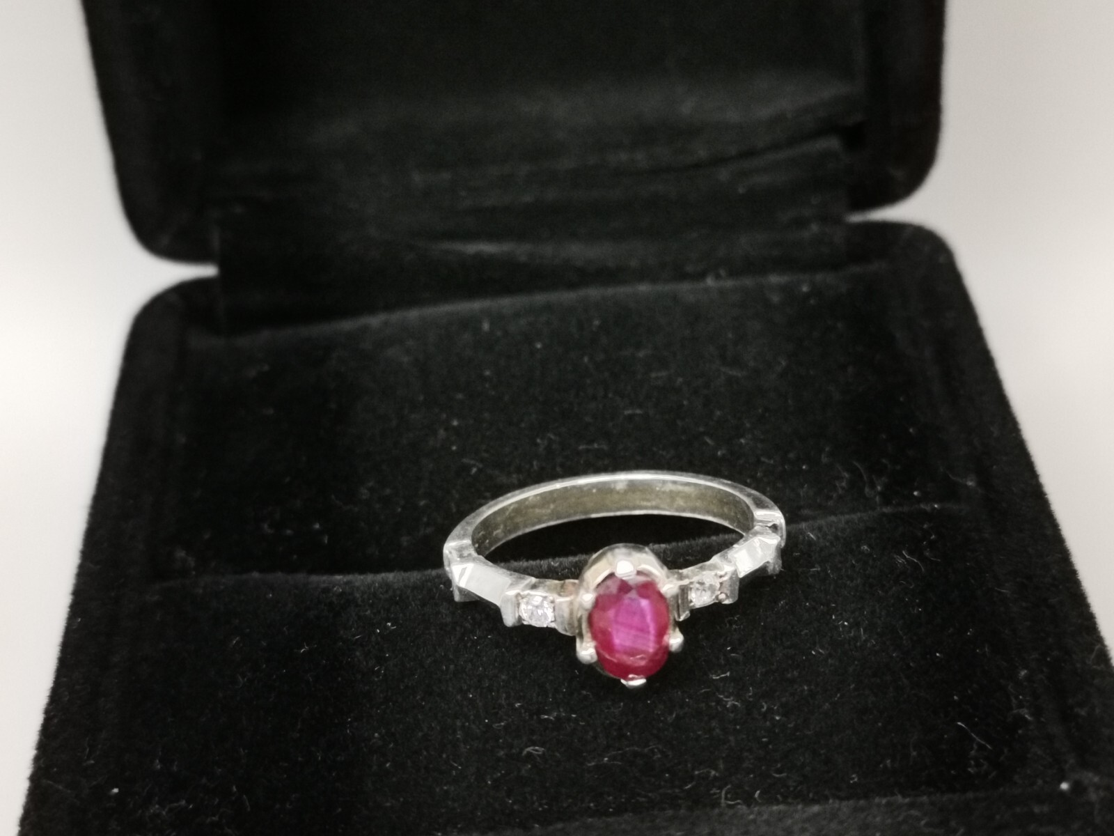 Natural Ruby ring | Women Engagement Ring | Unheated Untreated Ruby ring
