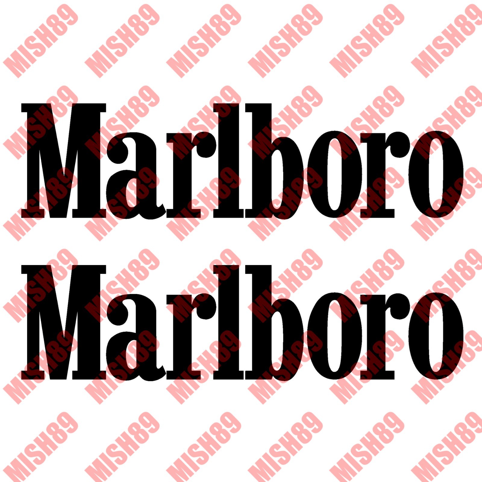 Marlboro Decal Marlboro Vinyl Sticker Motorcycle Car Racing Decal - Any Size