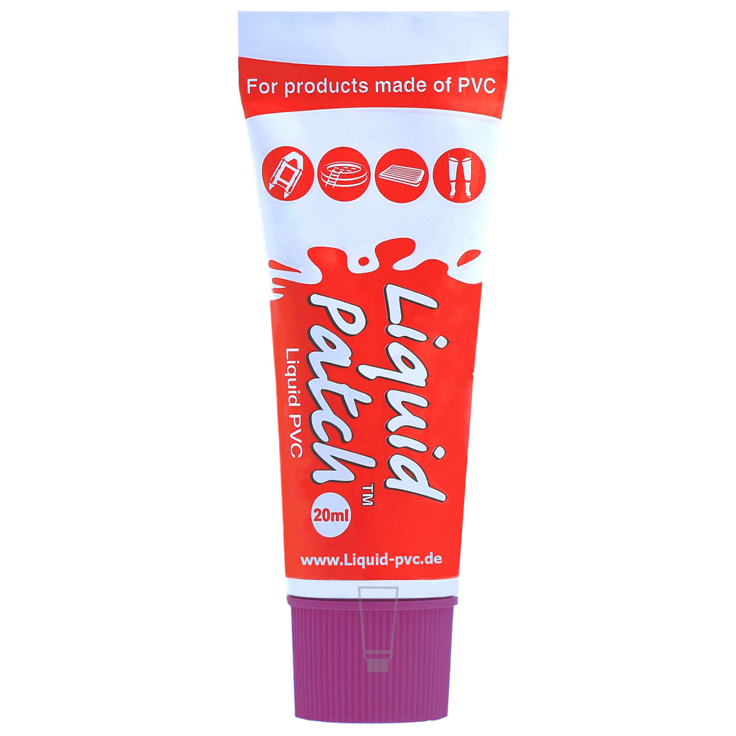 Liquid PVC patch repair kit liquid patch inflatable boat adhesive purple