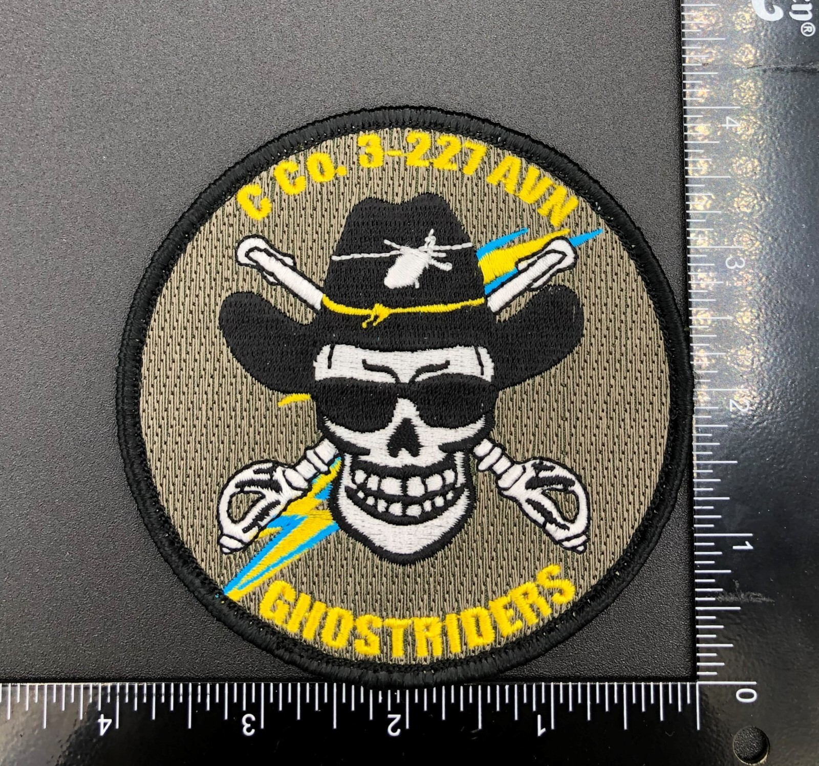C Co 3-227 AVN Ghost Riders Army Aviation Patch OEF OIF