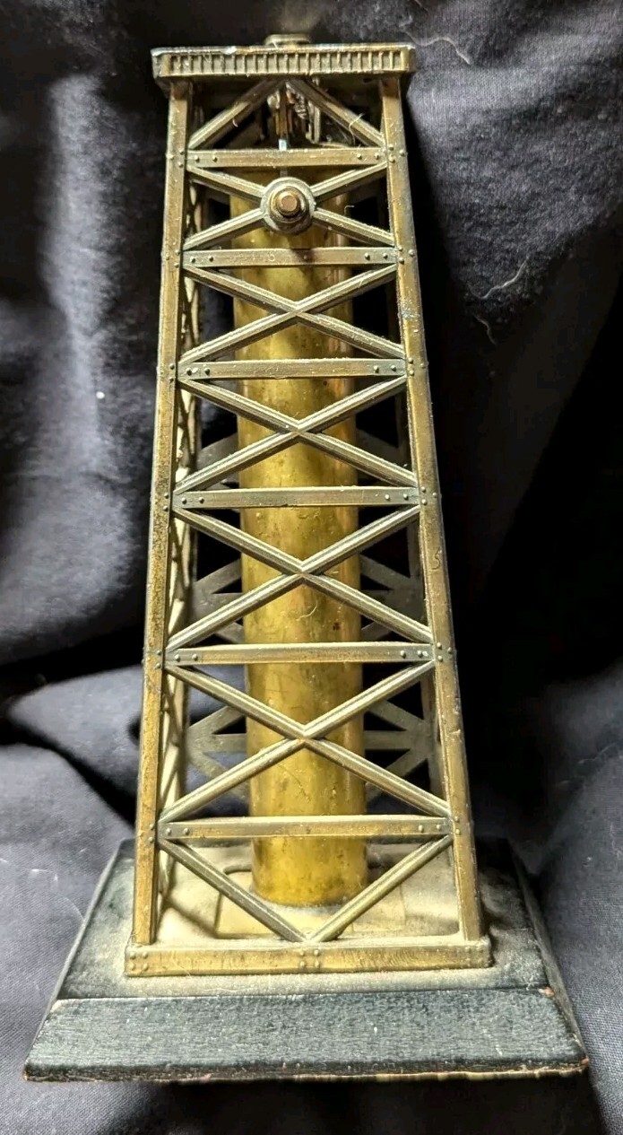 1950s Oil Derek Brass Table Cigarette Lighter
