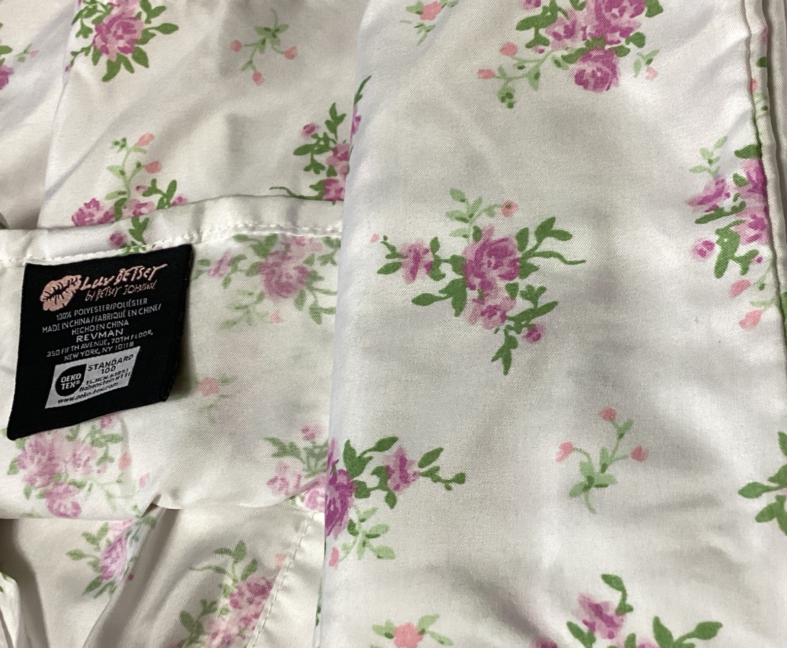 Luv Betsey by Betsey Johnson Flowers Dreams Microfiber 4 Piece Queen Sheet