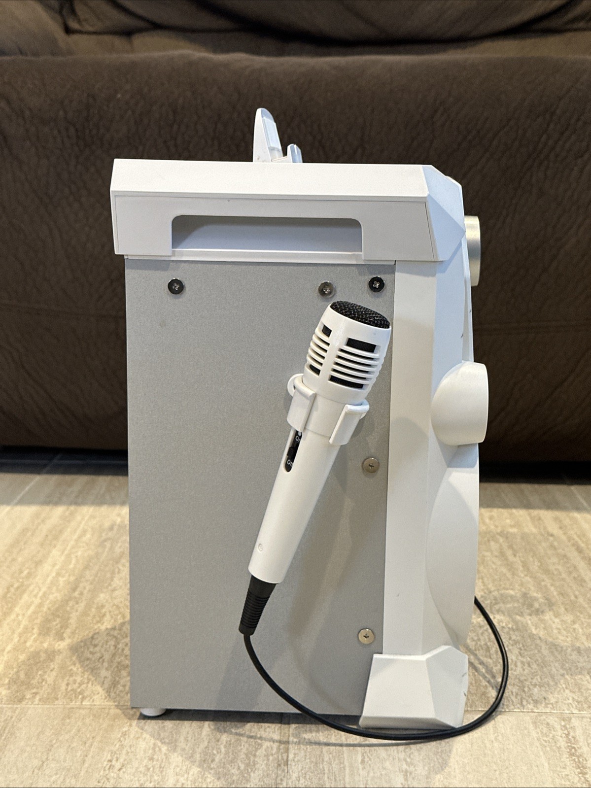 Karaoke Portable Singing Machine Bluetooth SDL485W-White - Missing Power Adapter