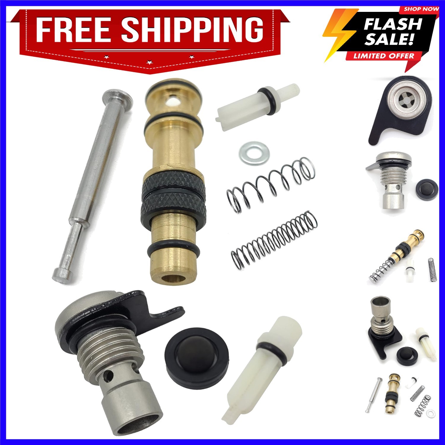 Plunger Valve and Trigger Valve Assembly Replacement for Hitachi nr83a Trigge...
