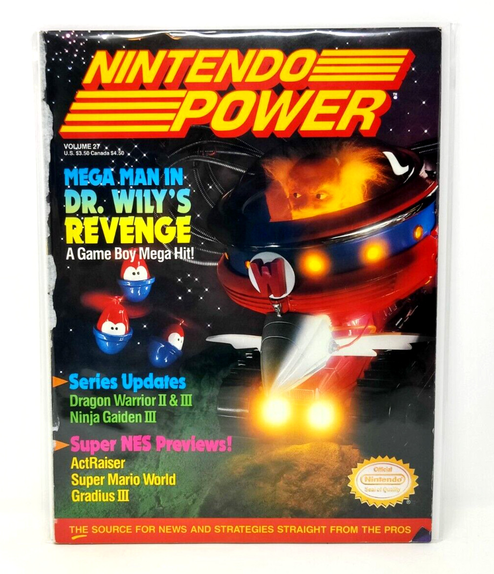 Nintendo Power - Volume 27 - Dr. Wily's Revenge  w/ Poster  *No Players Poll*