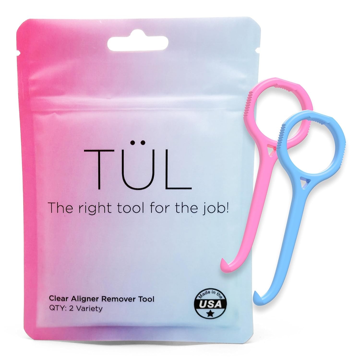 TÜL Invisalign Remover Tool Made in USA Ortho Recommended 2 Pack