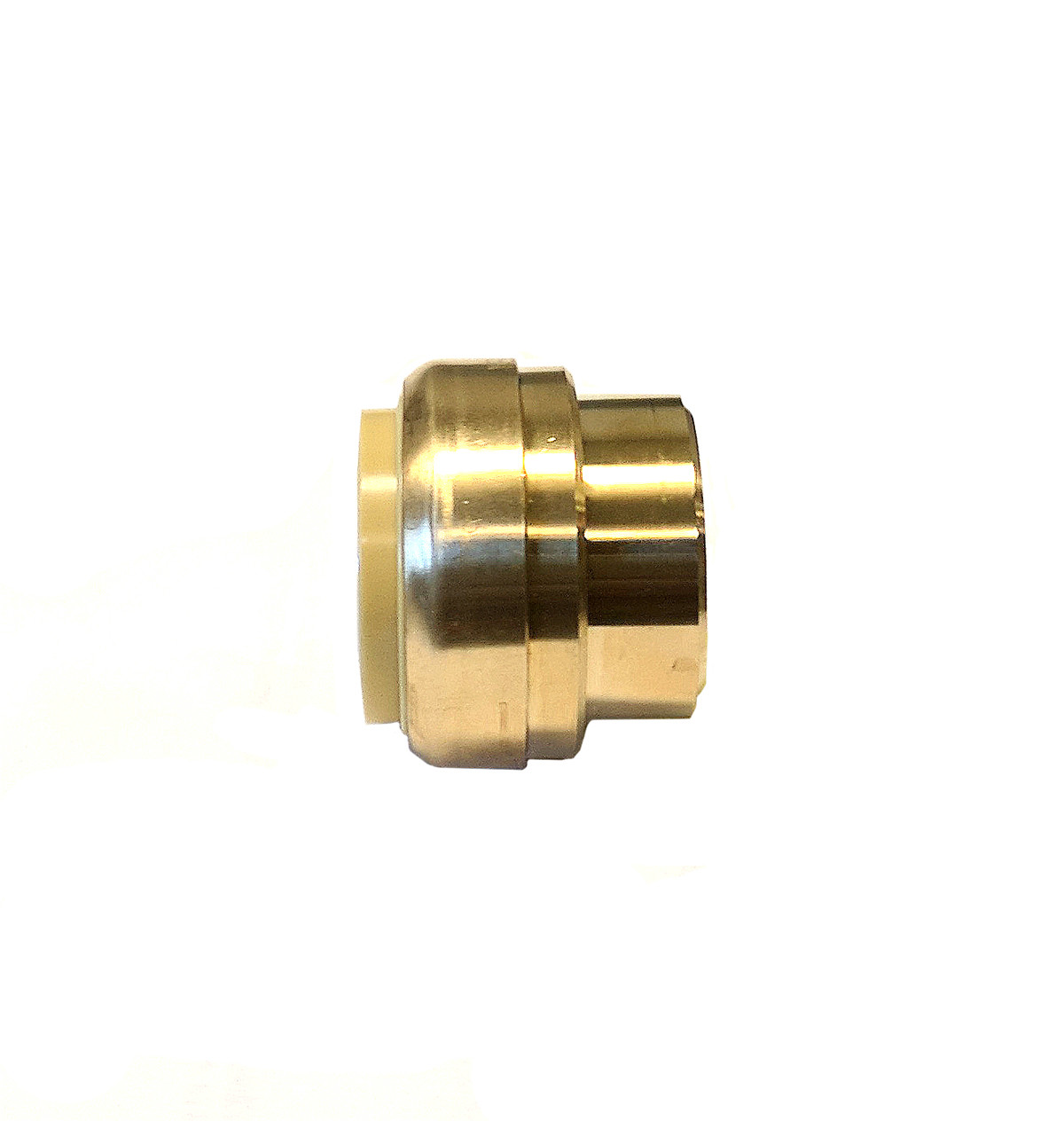 Libra Supply 1/2 inch Push-Fit Brass CAP, Push to Connect, Push x Push, 12 pcs