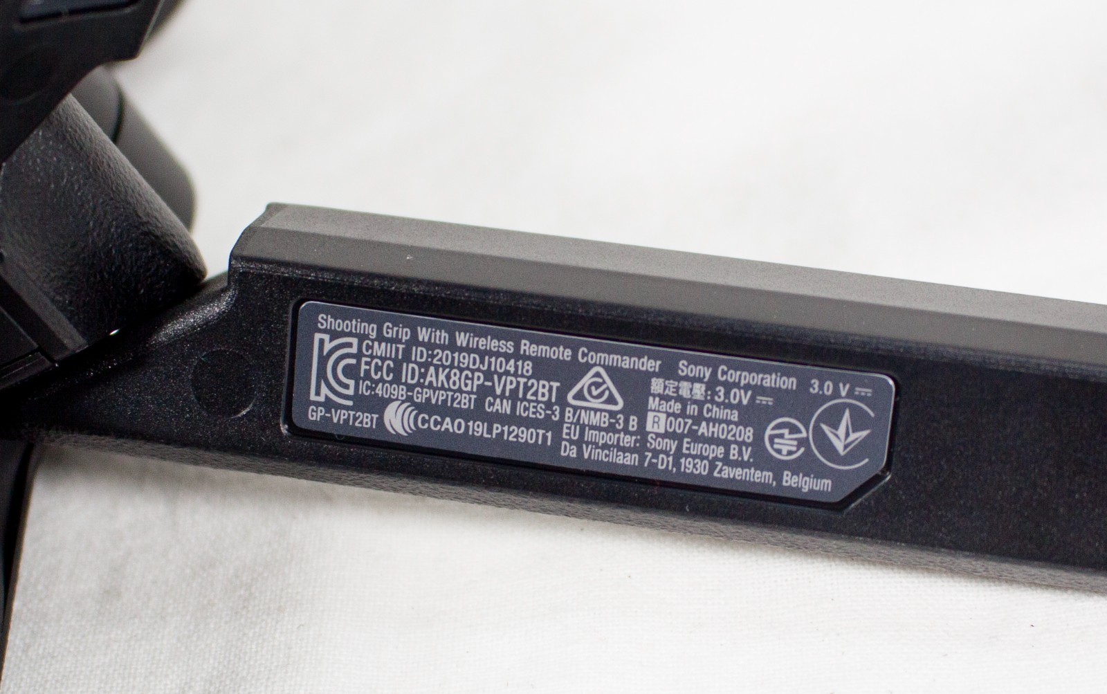 Sony GP-VPT2BT Shooting Grip with Wireless Remote Commander
