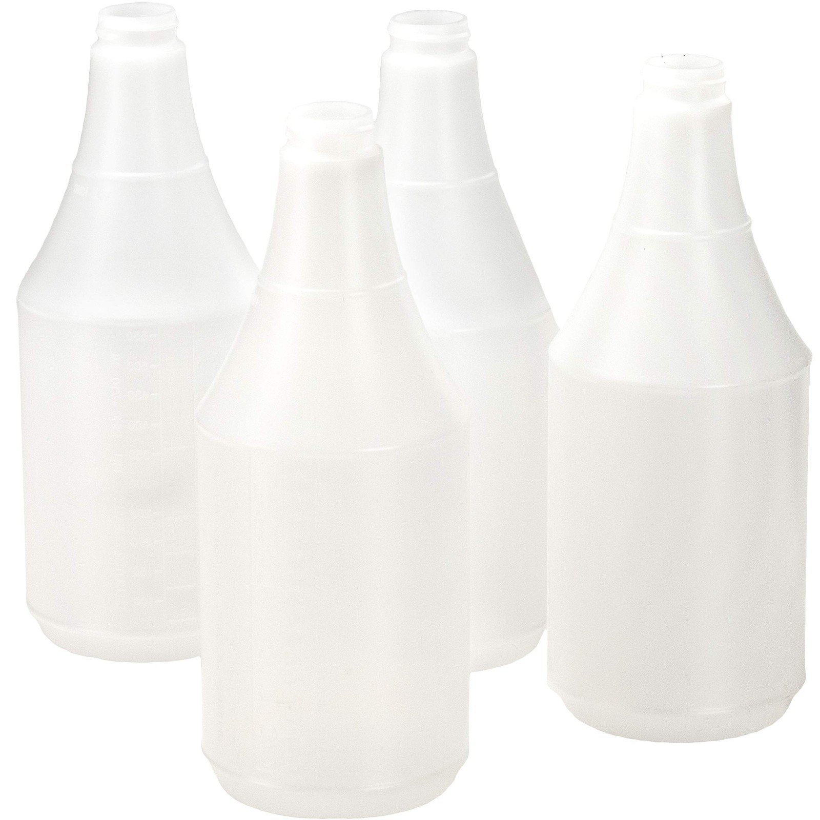 Commercial-Resistant 24 oz Bottles ONLY 4 Pk Embossed Scale For Measuring. Pa...