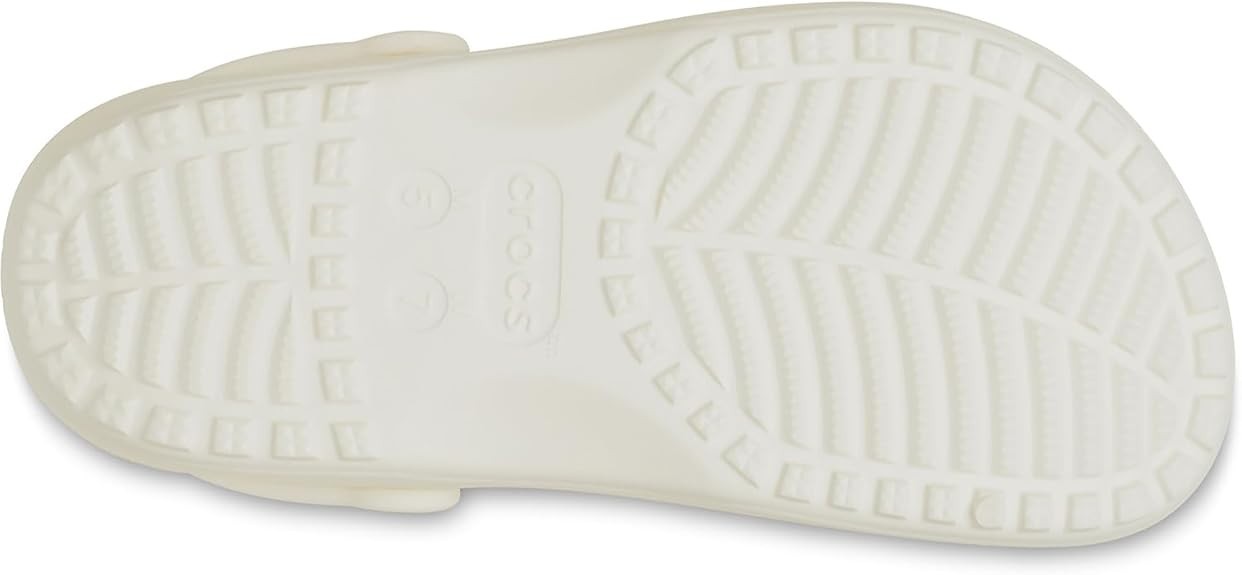 Crocs Unisex Adult Floral Classic Clogs WHITE