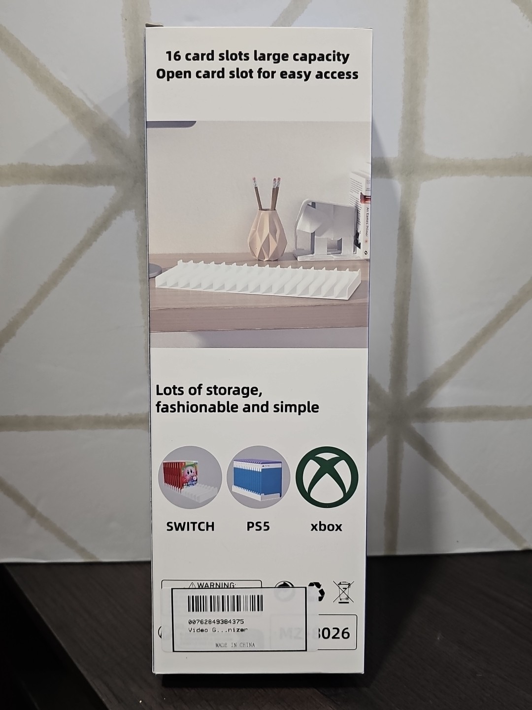 Video Game Storage Holder for for PS5/ PS4/ PS3/ PS2/ Xbox/Switch - New