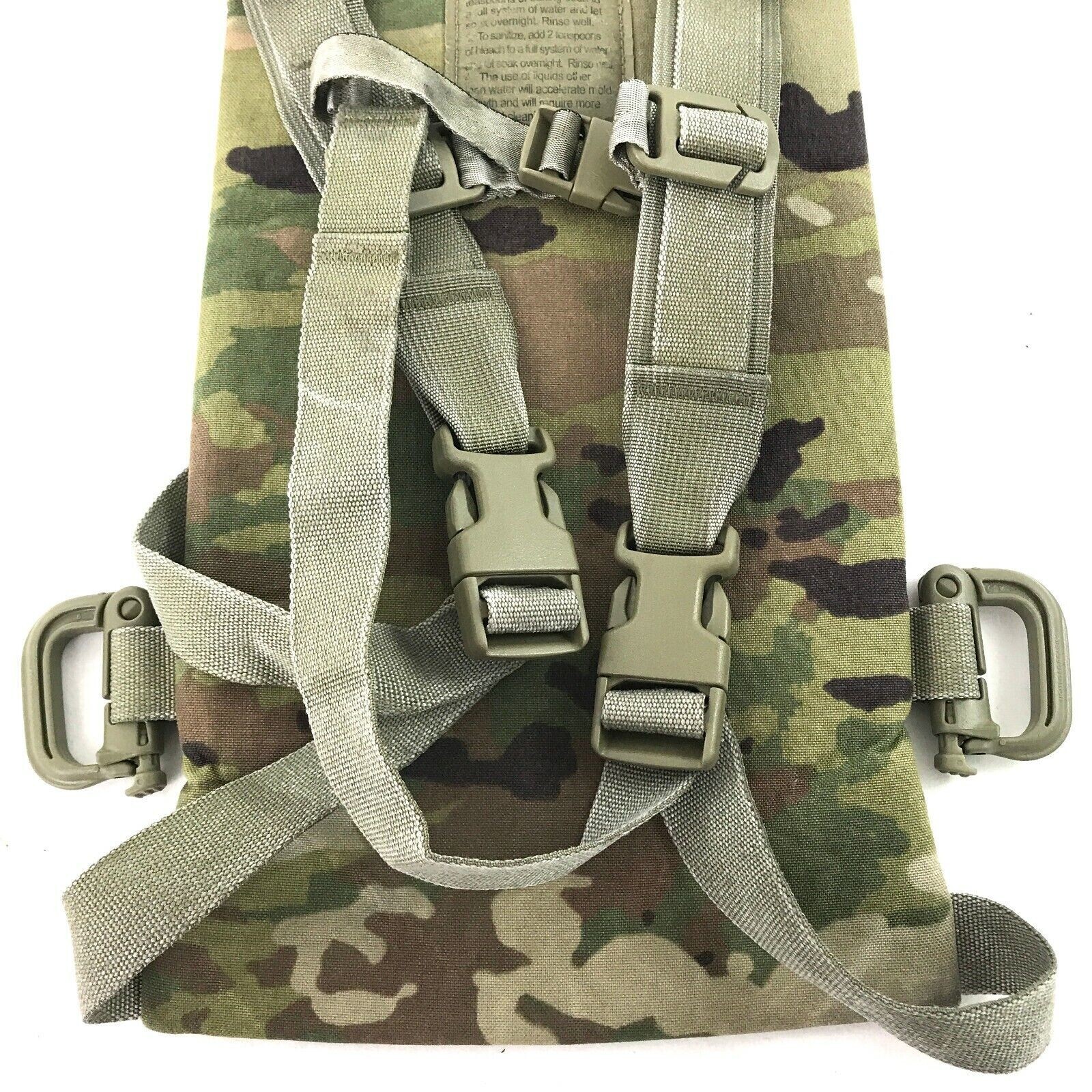 US Army OCP Multicam Molle II Hydration System Carrier Water Backpack No Bladder