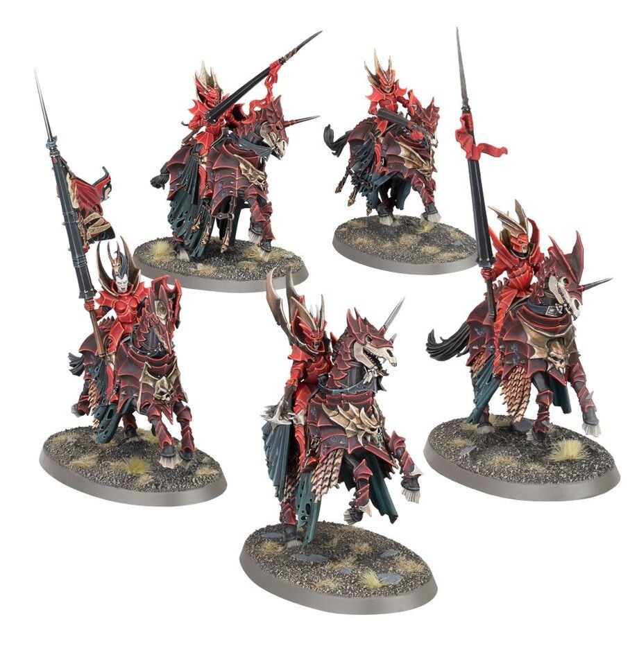 5x BLOOD KNIGHTS *New on Sprue* Soulblight Gravelords Warhammer Age o Sigmar AoS