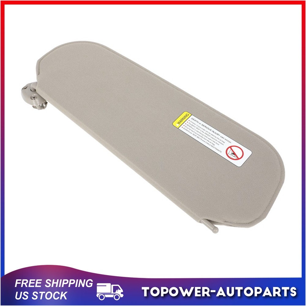 For 2003-2015 Chevy GMC Express Savana Beige Left Driver Side Sun Visor