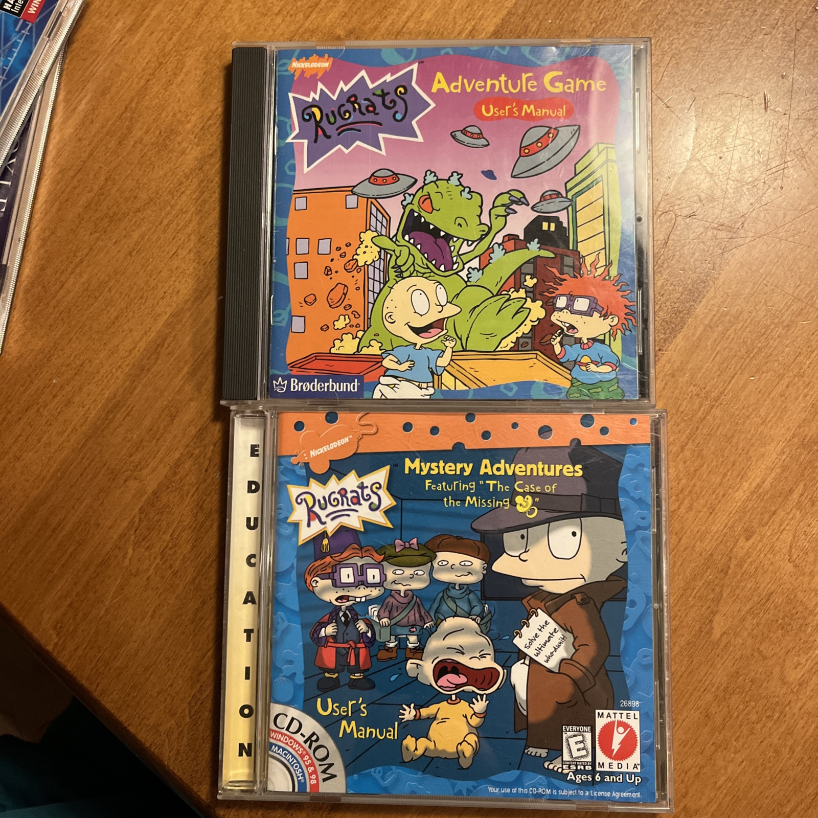 Rugrats PC X2 Mystery Adventures - Case of the Missing Pacifier & Adventure Game
