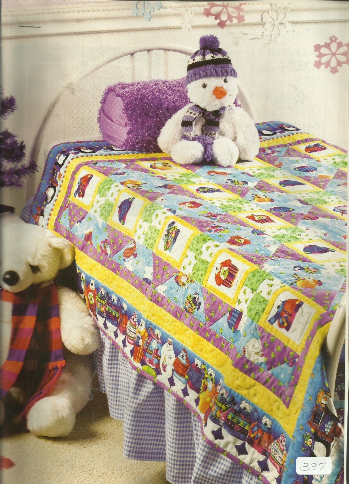 B0640  POLAR BRIGADE KID'S QUILT PATTERN/INSTRUCTIONS