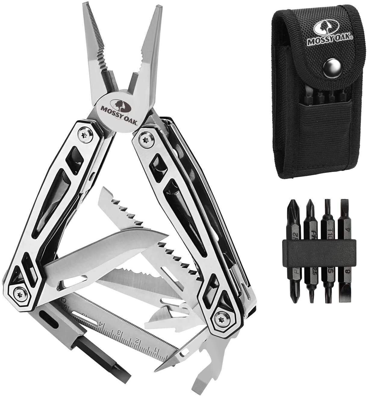 MOSSYOAK 21-in-1 Multi Tool Utility Pocket Knife Screwdriver Pliers with Sheath