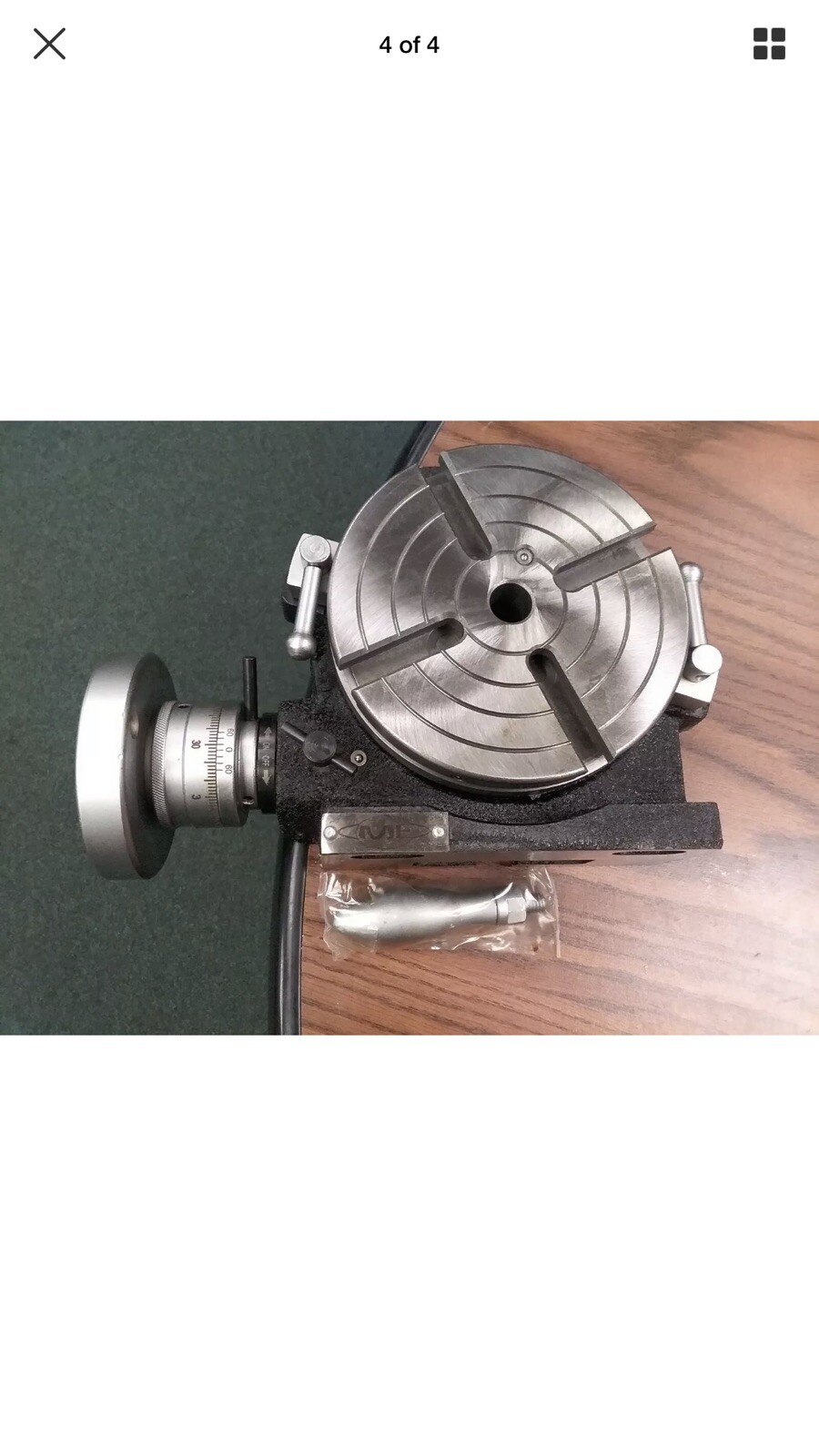 8" PRECISION HORIZONTAL & VERTICAL ROTARY TABLE ISO9001 #TSL200 - NEW
