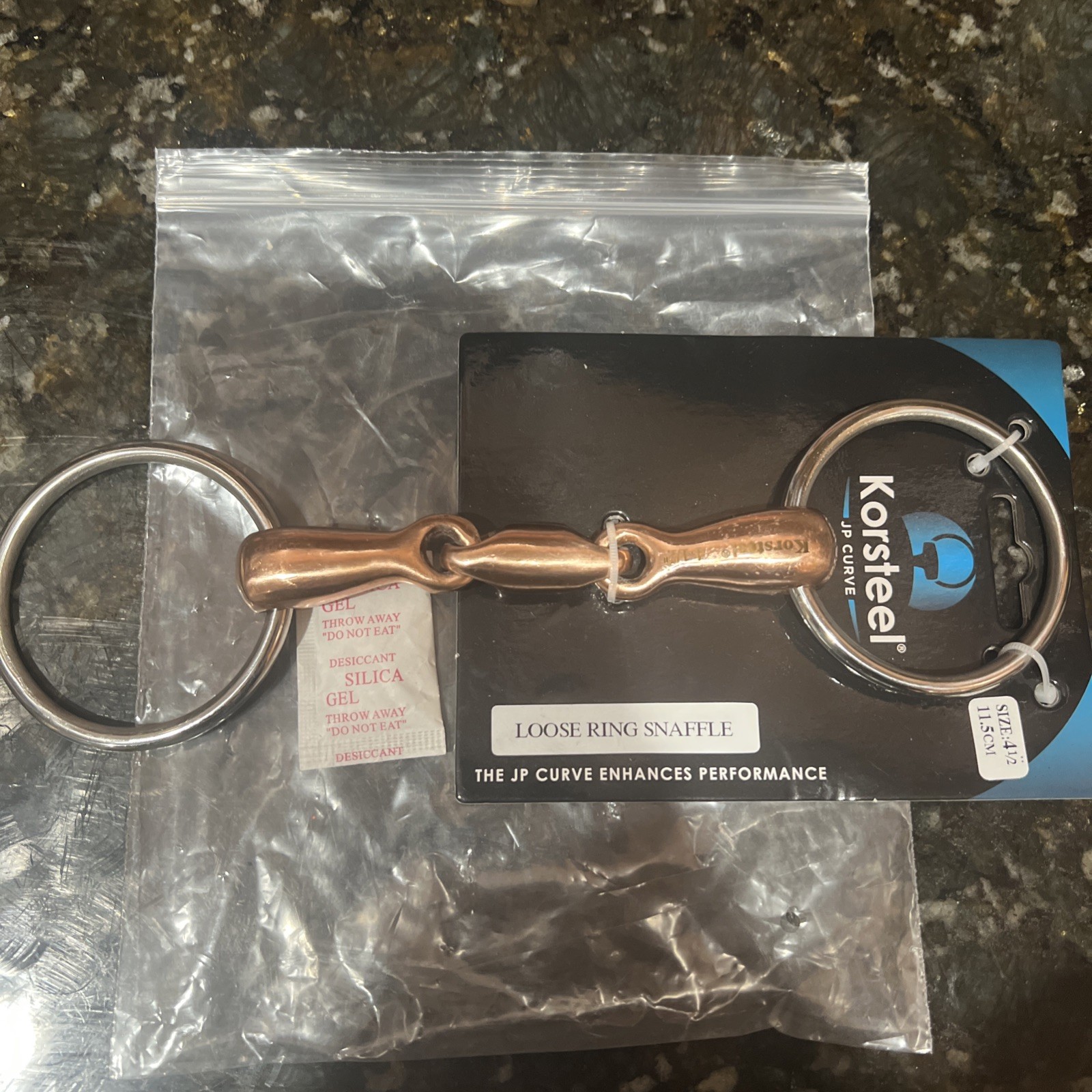 Korsteel bit - Loose Ring Snaffle 4 1/2 Inch