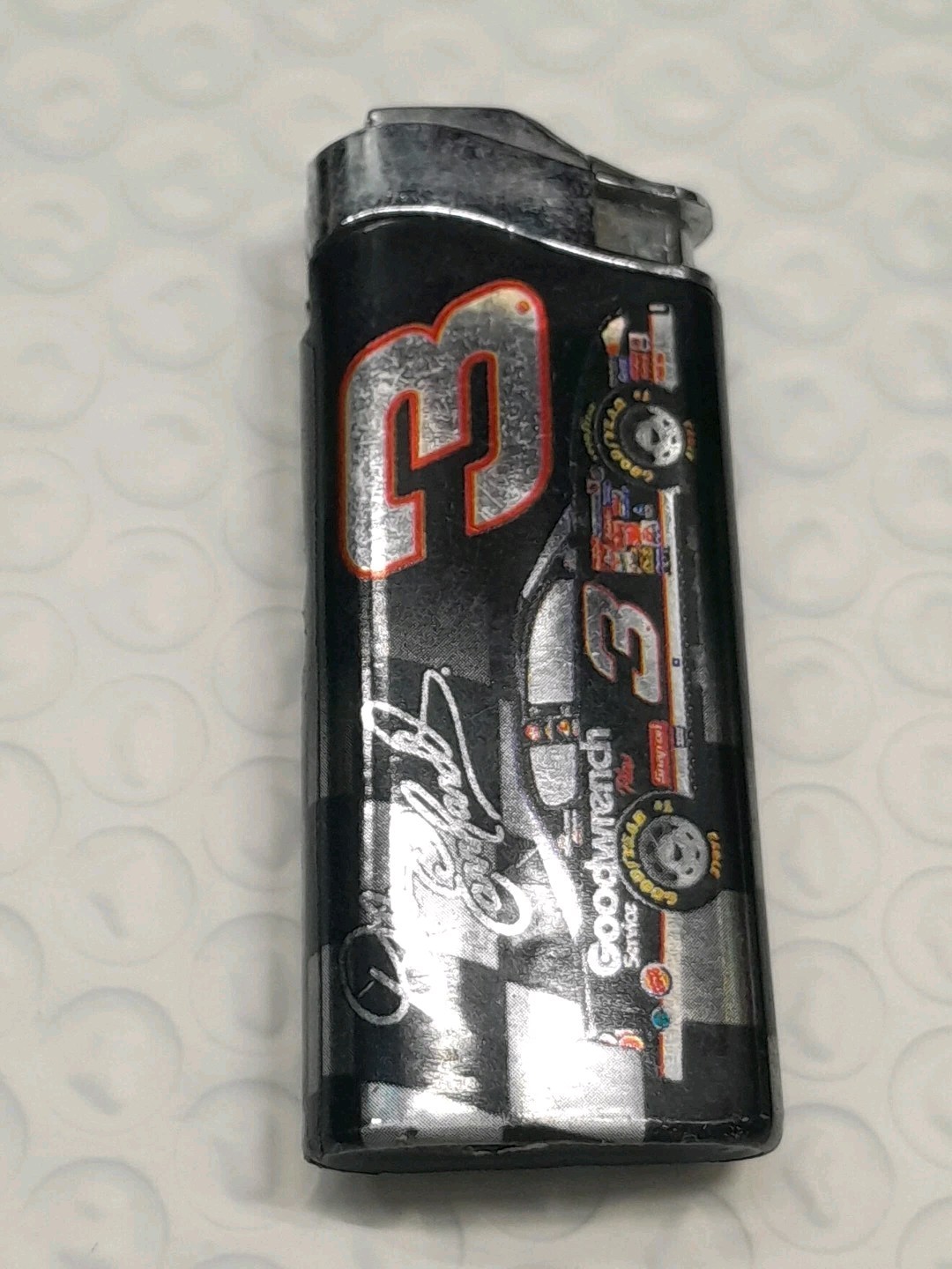 2 Used Refillable Dale Earnhardt #3 Lighters Used