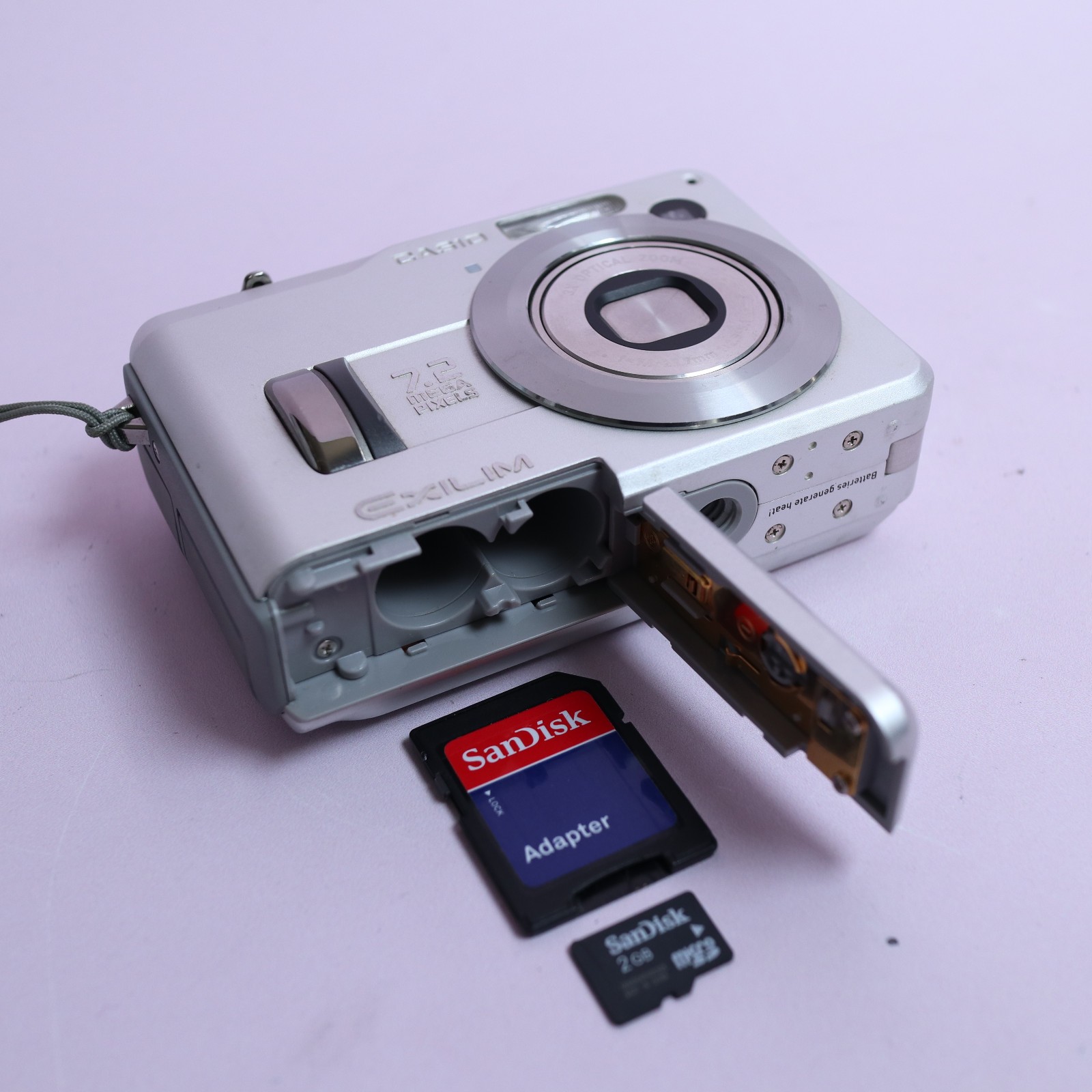 Casio Digital Camera Exilim EX-Z120 7.2MP Silver Tested