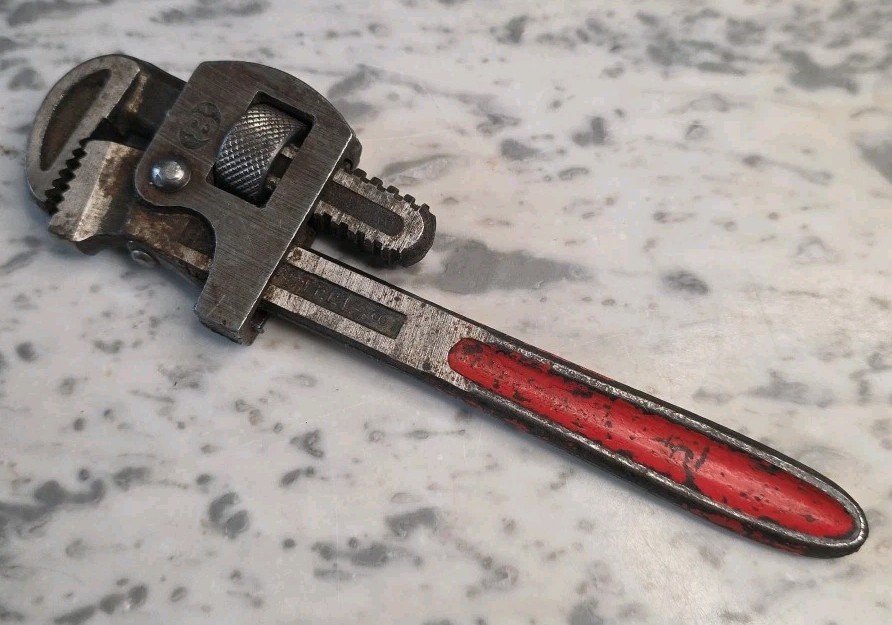 Vintage 8" West German Pipe Monkey Wrench No. 8