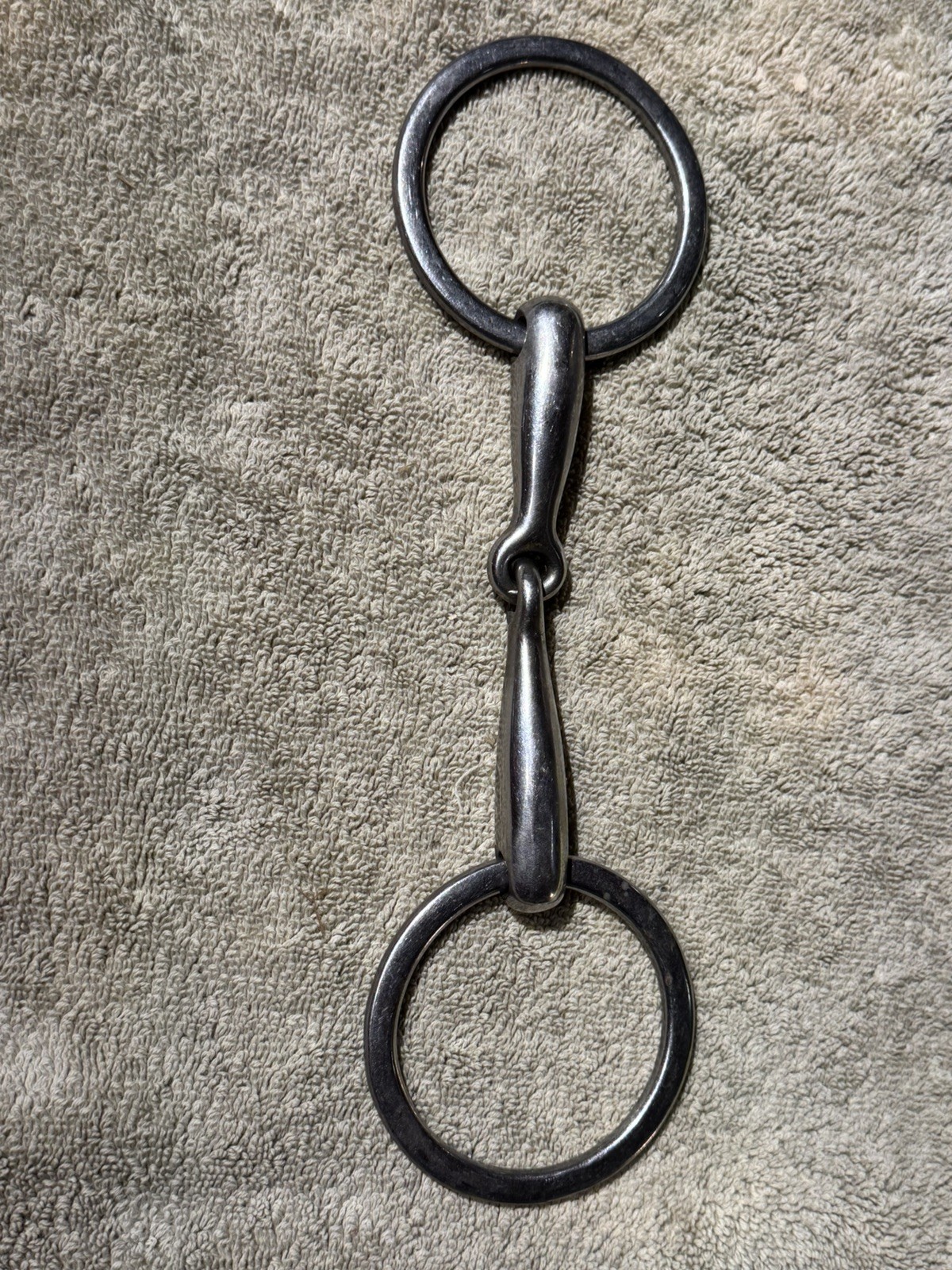 Korsteel 5” Hollow Mouth Loose Ring Snaffle Bit