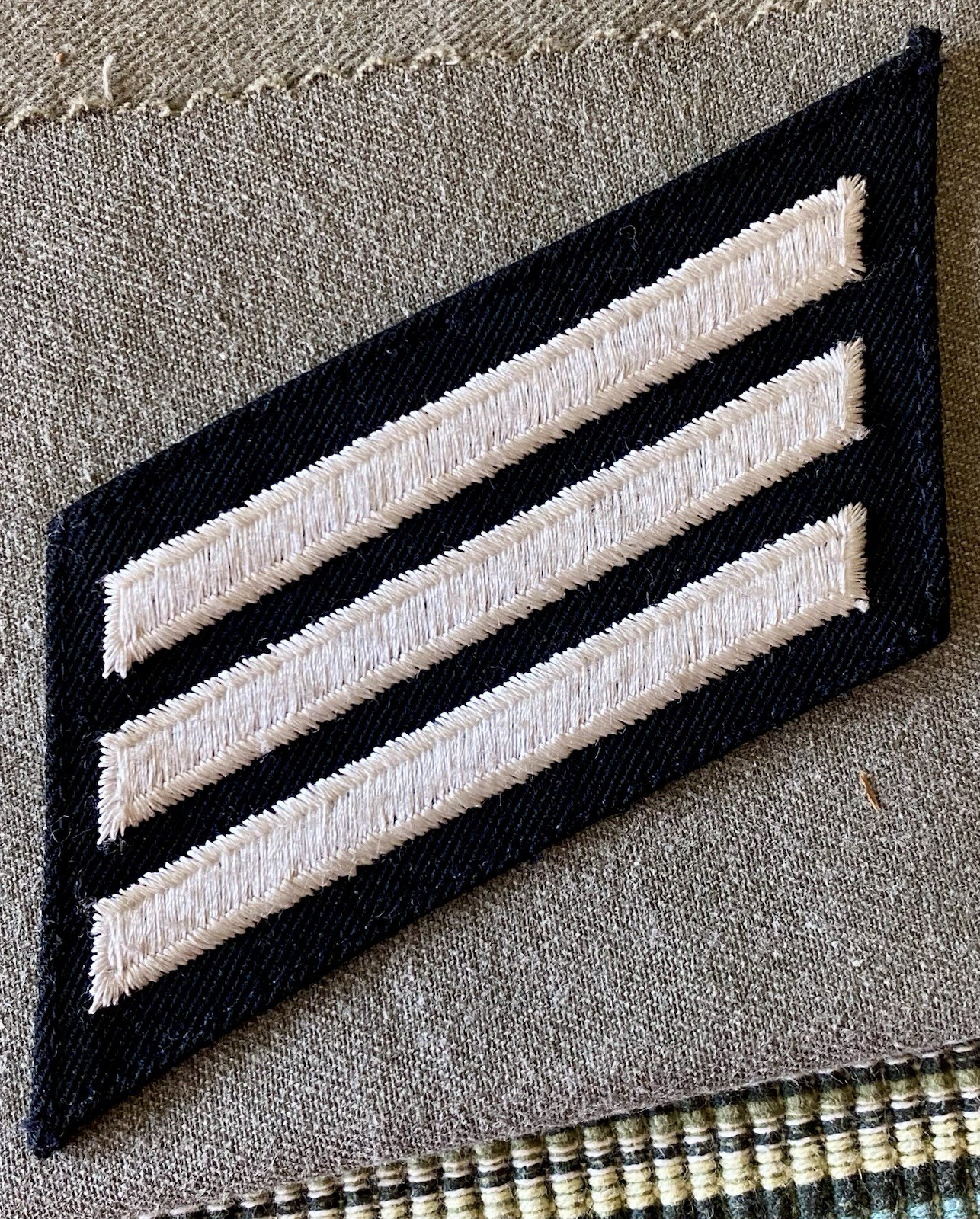 US Navy rate Undesignated Seaman rank Patch USN E-3 Striker SN
