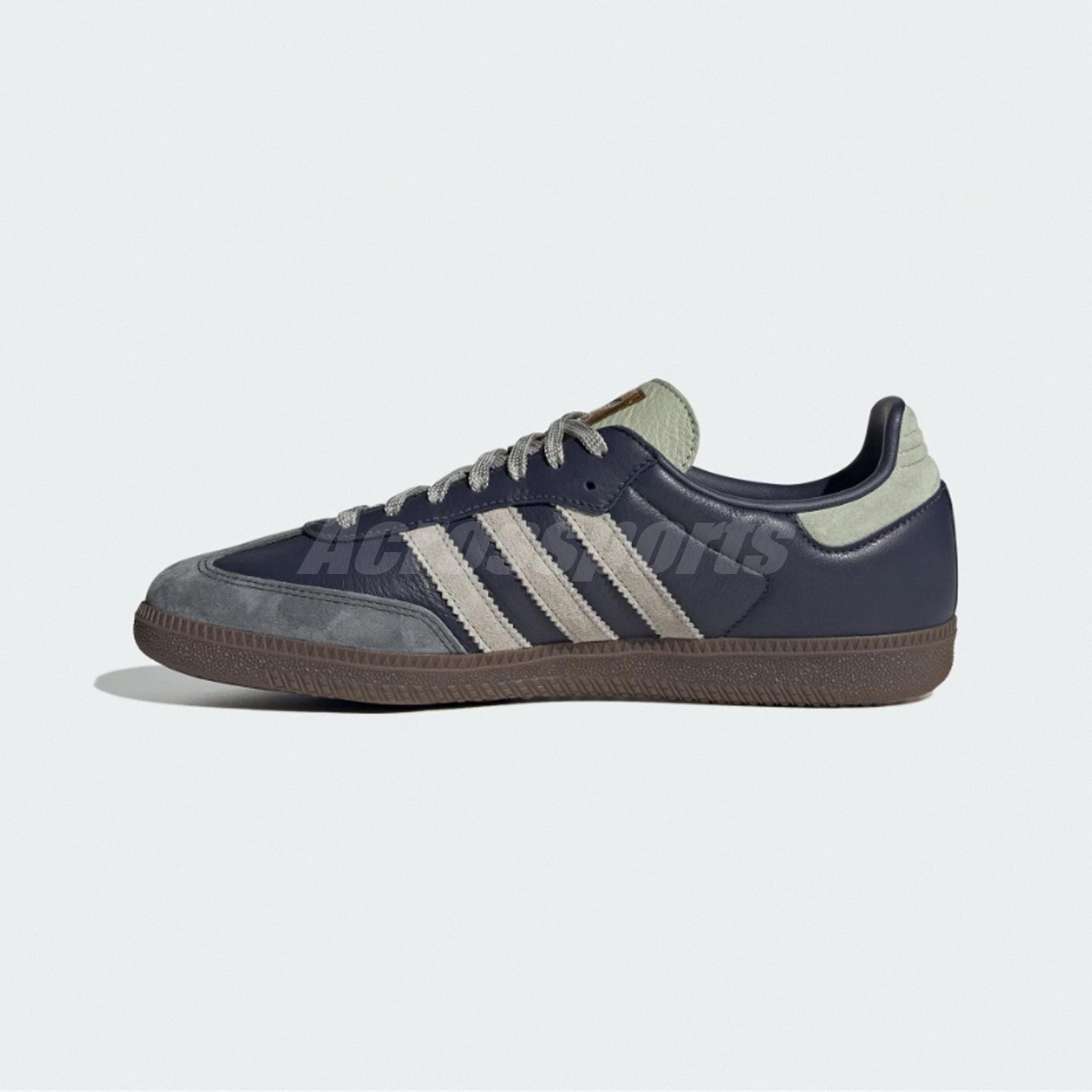 adidas Originals Samba OG Shadow Navy Sesame Carbon Men Casual Shoes KI8888