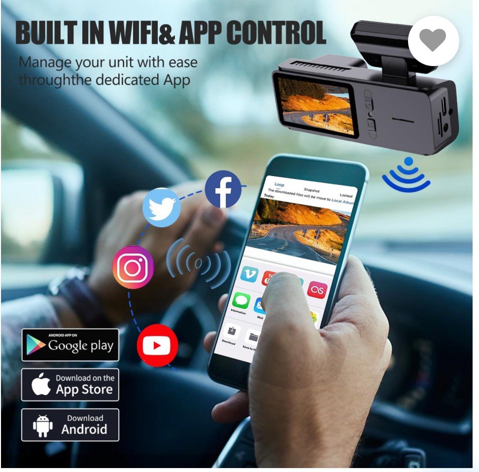 Dash Cam 4k Wifi